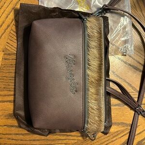 Wrangler cowhide purse